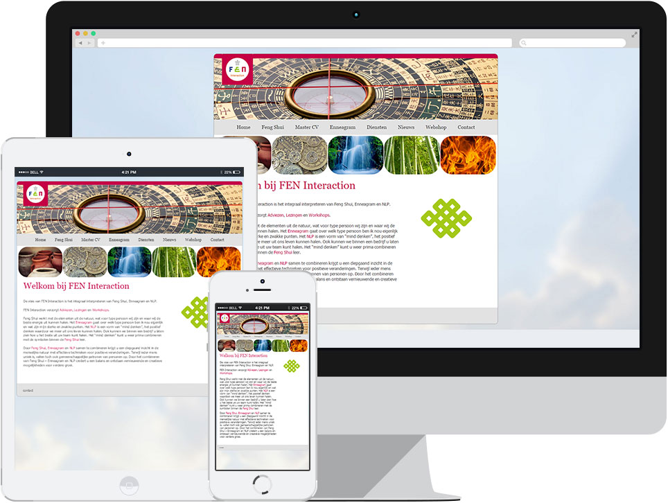 webdesign FEN Interaction Haaren door Robiz.nl Webdesign & Webhosting