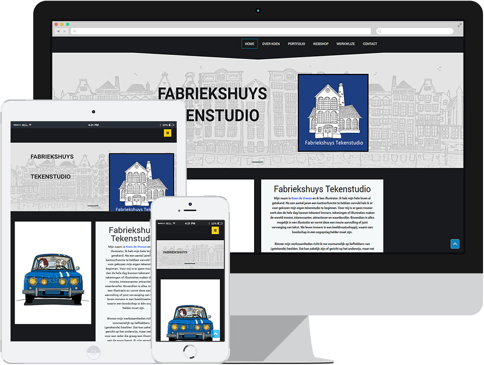 webdesign Fabriekshuys Berkel-Enschot door Robiz.nl Webdesign & Webhosting